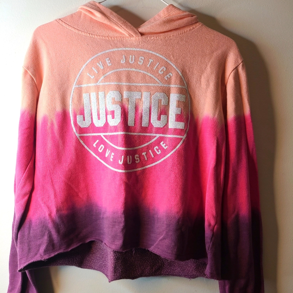 Justice Crop Top Hoodie